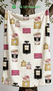 Chanel Throw Blankets
